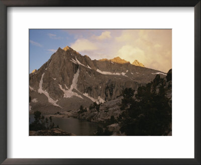 Landscape Shot Of Mountains, Their Peaks Nipped By Morning Sunlight by Stephen Sharnoff Pricing Limited Edition Print image