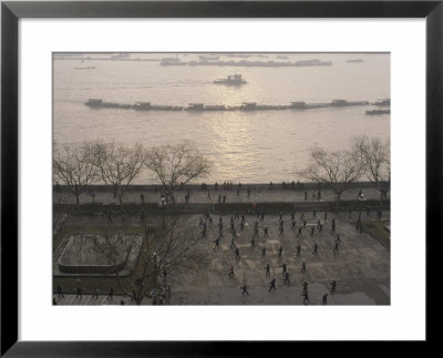 Morning Exercises On The Edge Of The Huang Pu River In Shanghai by Jodi Cobb Pricing Limited Edition Print image