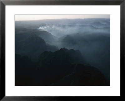 Smoke From Fires Fills A Valley Near Guachochic by Maria Stenzel Pricing Limited Edition Print image