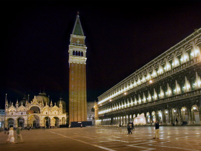 The Basilica Di San Marco With The Campanile, Venice, Italy by Robert Eighmie Pricing Limited Edition Print image