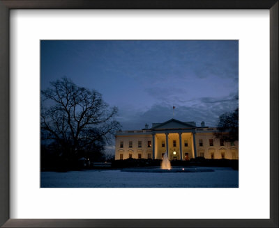 Night View Of The White House by Joel Sartore Pricing Limited Edition Print image