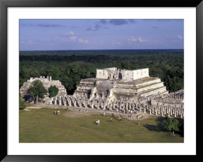 Temple Of Columns, Chichen Itza Ruins, Maya Civilization, Yucatan, Mexico by Michele Molinari Pricing Limited Edition Print image