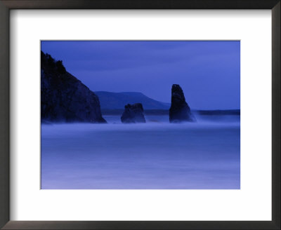 Surf Pounds Coastal Rock Formations by Raymond Gehman Pricing Limited Edition Print image