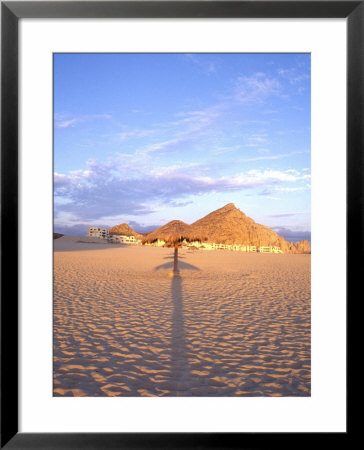 Beach Hut And Ocean, Cabo San Lucas, Mexico by Terry Eggers Pricing Limited Edition Print image