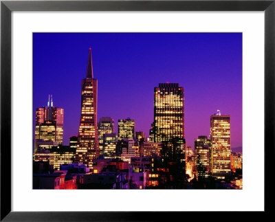 Transamerica Pyramid And City Buildings, San Francisco, United States Of America by Richard Cummins Pricing Limited Edition Print image