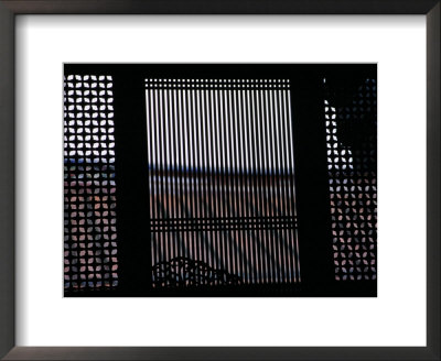 Window Patterns At Lin-An-Tai Family Mansion, Taipei, Taiwan by Tom Cockrem Pricing Limited Edition Print image