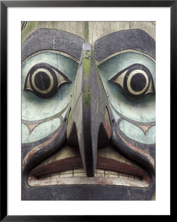 Totem Pole In Pioneer Square, Seattle, Washington, Usa by John & Lisa Merrill Pricing Limited Edition Print image
