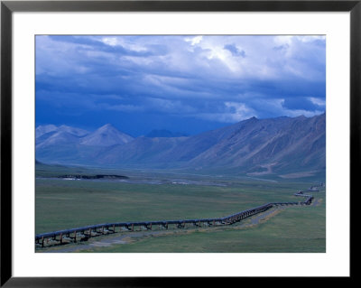 James Dalton Highway And Trans-Alaska Pipeline, Brooks Range, Alaska, Usa by Hugh Rose Pricing Limited Edition Print image