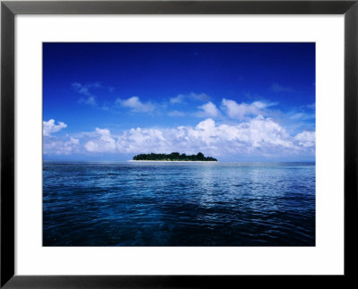 Tropical Island Diving Haven On Calm Sea, Pulau Sipadan, Sabah, Malaysia by Mark Daffey Pricing Limited Edition Print image