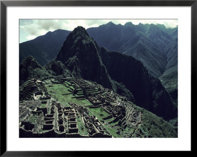 Machu Picchu, A Pre-Columian Inca Ruin Located In The Andes Mountains by Ira Block Pricing Limited Edition Print image