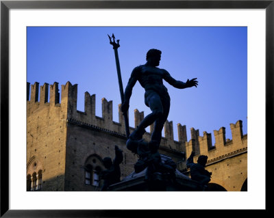 Nettuno (Neptune) Statue, Piazza Maggiore, Bologna, Emilia Romagna, Italy, Europe by Oliviero Olivieri Pricing Limited Edition Print image