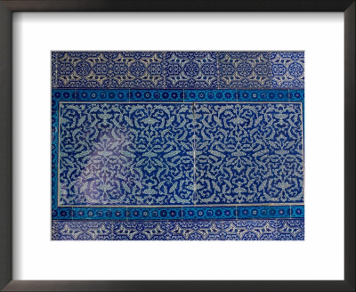 Colorful Tile Work In The Topkapi Palace, Istanbul, Turkey by Darrell Gulin Pricing Limited Edition Print image