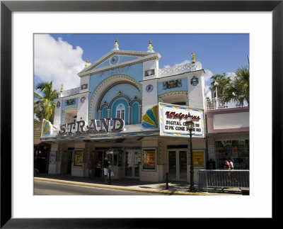 Movie Theater Converted Into Shop, Duval Street, Key West, Florida, Usa by R H Productions Pricing Limited Edition Print image