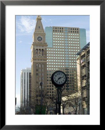 16Th Street Mall, With D & F Tower, Denver, Colorado, Usa by Ethel Davies Pricing Limited Edition Print image
