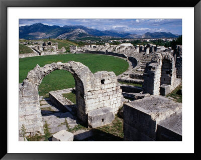 Roman Amphitheatre Ruin, Salona, Croatia by Wayne Walton Pricing Limited Edition Print image