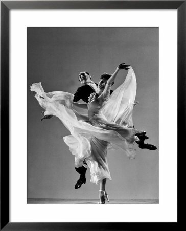 Tony And Sally Demarco, Ballroom Dance Team Performing by Gjon Mili Pricing Limited Edition Print image