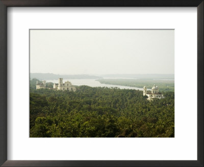 View Over Old Goa With The Se Cathedral On The Left In Front Of The Church Of St. Francis Of Assisi by R H Productions Pricing Limited Edition Print image