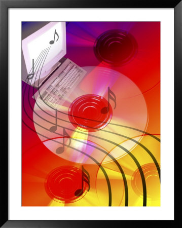 Music Coming Out From Mp3 System by Carol & Mike Werner Pricing Limited Edition Print image