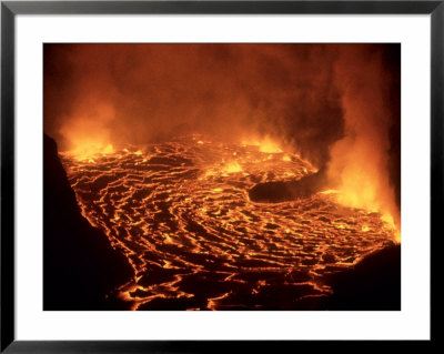 Nyiragongo Volcano, Democratic Republic Of The Congo by Mary Plage Pricing Limited Edition Print image