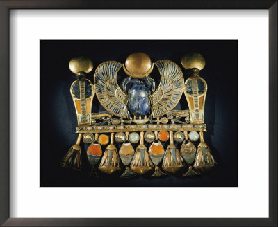 Gold And Semiprecious Stone Pendant From Tutankhamuns Tomb by Kenneth Garrett Pricing Limited Edition Print image