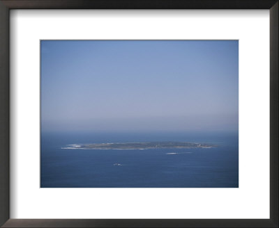 An Aerial View Of Robben Island; Robben Island Is Home To The Prison Where Nelson Mandela Was Kept by Joel Sartore Pricing Limited Edition Print image