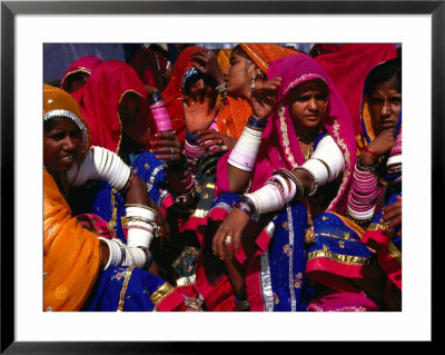 Group Of Tribal Rajasthani Women, Pushkar, Rajasthan, India by Dallas Stribley Pricing Limited Edition Print image