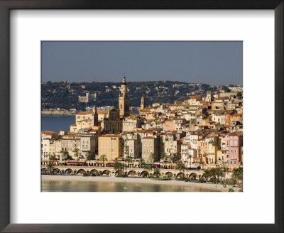 Menton, Alpes Maritimes, Provence, Cote D'azur, French Riviera, France, Mediterranean by Sergio Pitamitz Pricing Limited Edition Print image