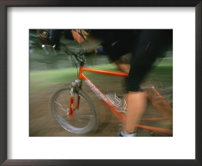 Woman Cycling, Time Exposure, Arizona by David Edwards Pricing Limited Edition Print image