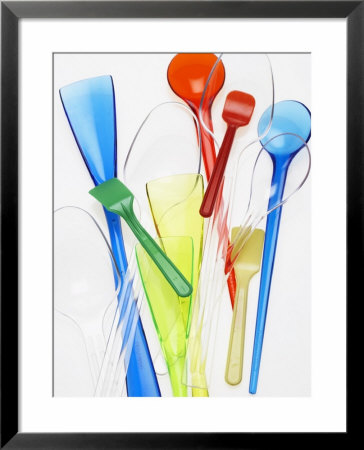 A Selection Of Plastic Ice Cream Spoons by Marc O. Finley Pricing Limited Edition Print image