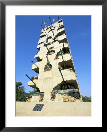 Tank Monument To Peace Commemorating The End Of The 1975-1990 Civil War, Yarze, Beirut, Lebanon by Gavin Hellier Pricing Limited Edition Print image