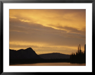 The Mackenzie Mountains At Sunset by Raymond Gehman Pricing Limited Edition Print image