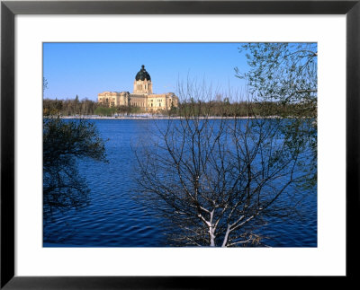 Legislative Building And Wascana Lake After Late Spring Snowfall, Regina, Saskatchewan, Canada by Stephen Saks Pricing Limited Edition Print image