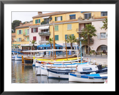 View Of Harbour With Fishing And Leisure Boats, Sanary, Var, Cote D'azur, France by Per Karlsson Pricing Limited Edition Print image