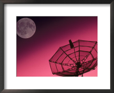 Satellite, Antenna, And Moon by David Carriere Pricing Limited Edition Print image
