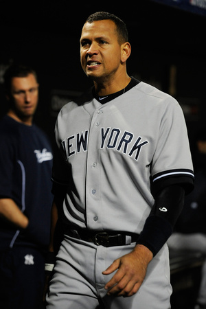 Baltimore, Md - October 08: New York Yankees V Baltimore Orioles - Alex Rodriguez by Patrick Mcdermott Pricing Limited Edition Print image