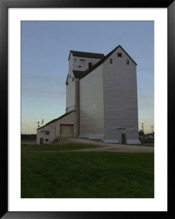 White Barn, Manitoba Prairie by Keith Levit Pricing Limited Edition Print image