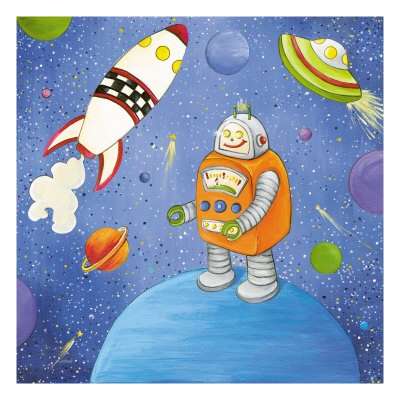 Space Robots Ii by Emily Duffy Pricing Limited Edition Print image