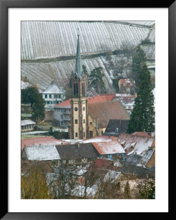 View Of Alsatian Wine Village, Ribeauville, Haut Rhin, Alsace, France by Walter Bibikow Pricing Limited Edition Print image