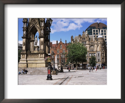 St. Albert Square, Manchester, England, United Kingdom by Brigitte Bott Pricing Limited Edition Print image