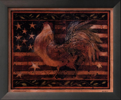 Old Glory Rooster by Susan Winget Pricing Limited Edition Print image