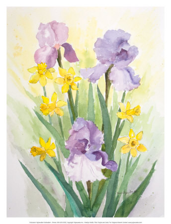 Purple And Gold by Marilyn Wolfe Pricing Limited Edition Print image