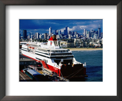Tasmania Ferry, Station Pier, Port Melbourne, Melbourne, Victoria, Australia by Richard Cummins Pricing Limited Edition Print image
