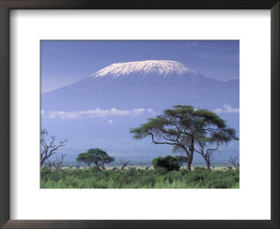 Mount Kilimanjaro, Amboseli National Park, Kenya by Art Wolfe Pricing Limited Edition Print image
