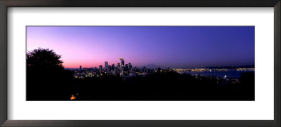 Panorama View Of Seattle Skyline by George White Jr. Pricing Limited Edition Print image