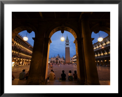 Basilica Di San Marco And The Campanile, Venice, Italy by Krzysztof Dydynski Pricing Limited Edition Print image