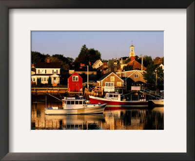 South End, Harbor And Houses, Portsmouth, New Hampshire by John Elk Iii Pricing Limited Edition Print image