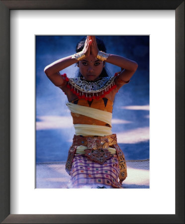 Young Girl At Temple Ceremony, Indonesia by Adams Gregory Pricing Limited Edition Print image