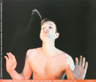 Self Portrait As A Fountain by Bruce Nauman Pricing Limited Edition Print image