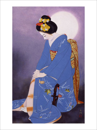 Maiko In Hazy Moon by Goyo Otake Pricing Limited Edition Print image
