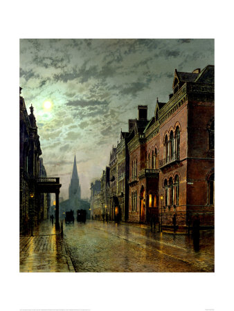 Park Row, Leeds by Louis Grimshaw Pricing Limited Edition Print image